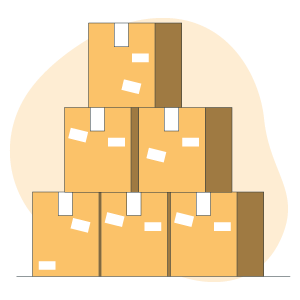 Préparation des cartons avant le déménagement